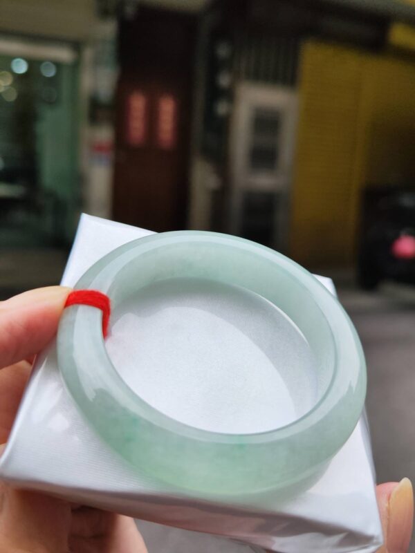 🌸  冰種淡果綠正圈手鐲  天然緬甸玉A貨 🌸
