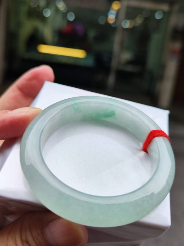 🌸  冰種淡果綠正圈手鐲  天然緬甸玉A貨 🌸