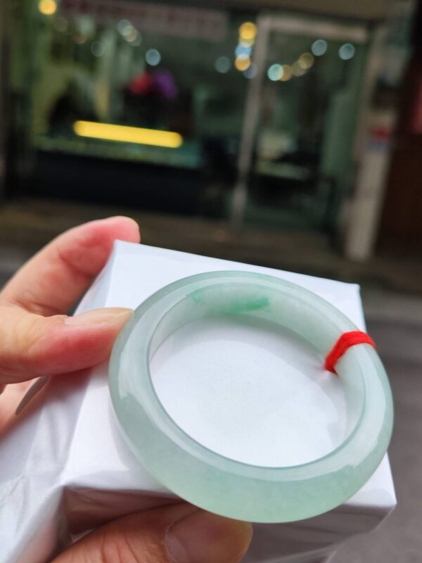 🌸  冰種淡果綠正圈手鐲  天然緬甸玉A貨 🌸