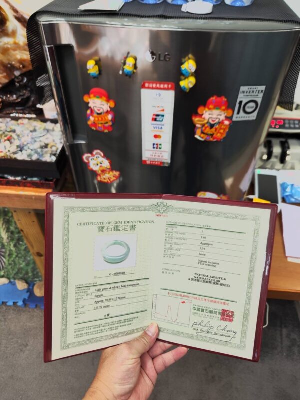 🌸  冰種淡果綠正圈手鐲  天然緬甸玉A貨 🌸