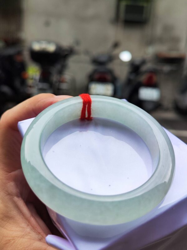 🌸  冰種淡果綠正圈厚庄手鐲  天然緬甸玉A貨 🌸