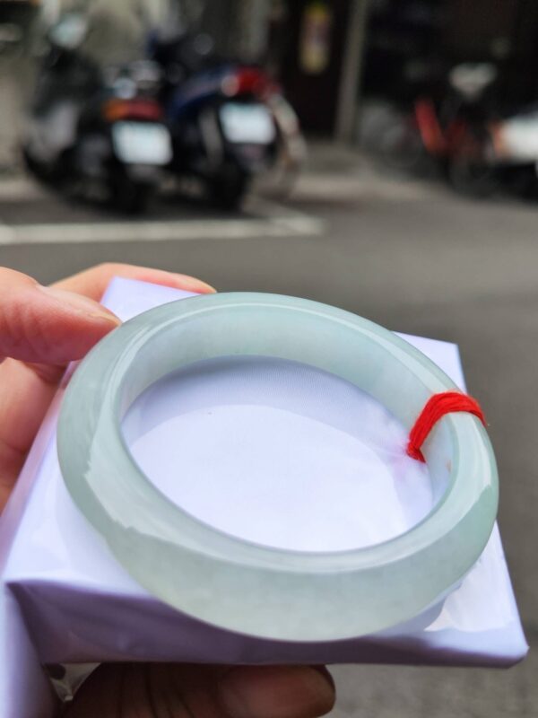 🌸  冰種淡果綠正圈厚庄手鐲  天然緬甸玉A貨 🌸