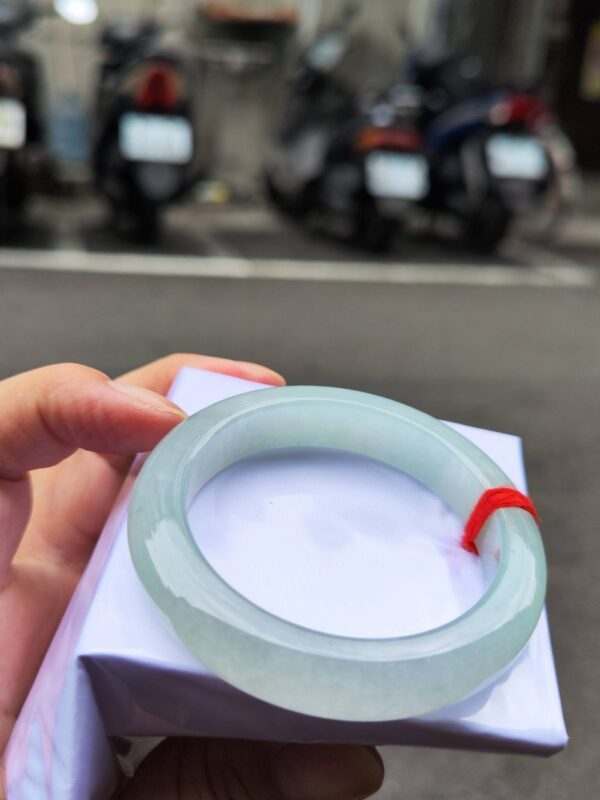 🌸  冰種淡果綠正圈厚庄手鐲  天然緬甸玉A貨 🌸