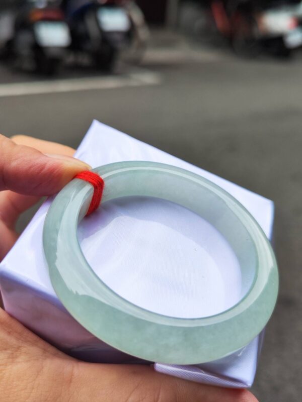 🌸  冰種淡果綠正圈厚庄手鐲  天然緬甸玉A貨 🌸