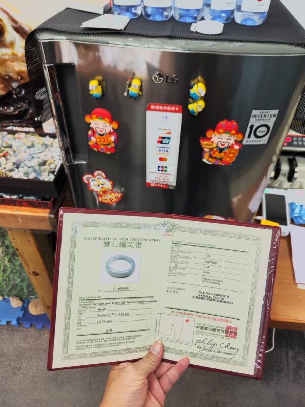 🌸冰種紫羅蘭正圈手鐲  天然緬甸玉A貨 🌸