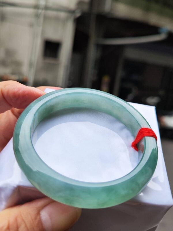 🌸  冰種正圈厚庄手鐲  天然緬甸玉A貨 🌸