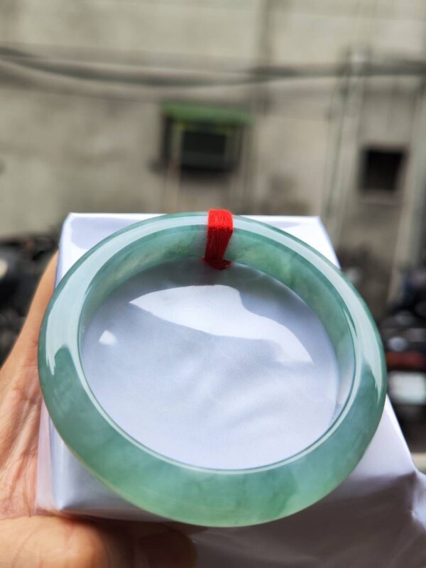 🌸  冰種正圈厚庄手鐲  天然緬甸玉A貨 🌸