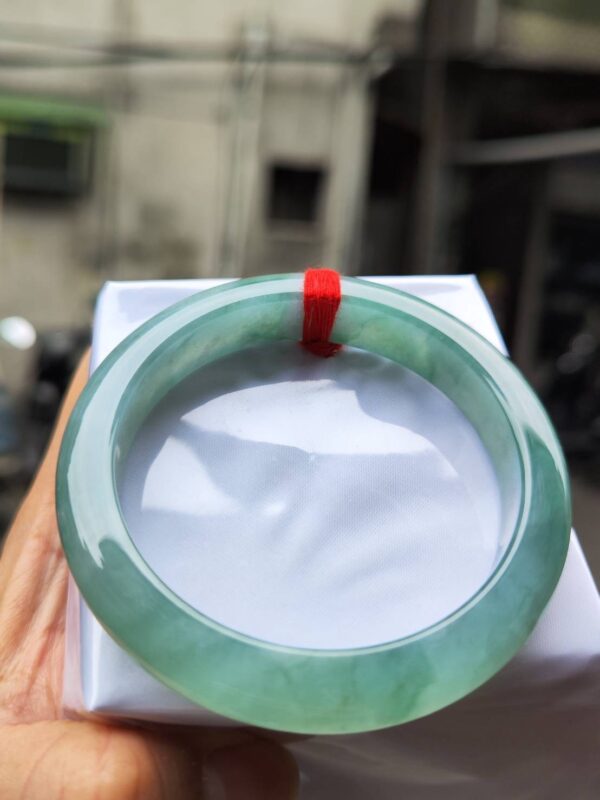 🌸  冰種正圈厚庄手鐲  天然緬甸玉A貨 🌸