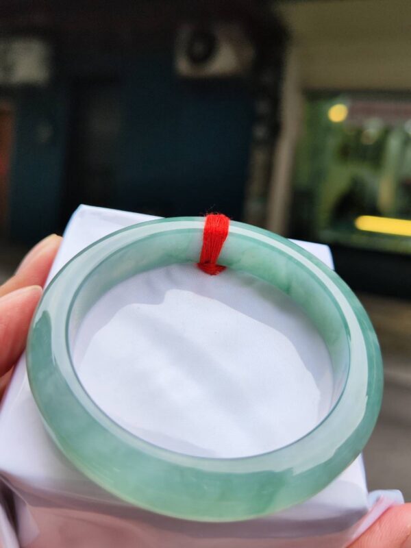 🌸  冰種正圈厚庄手鐲  天然緬甸玉A貨 🌸