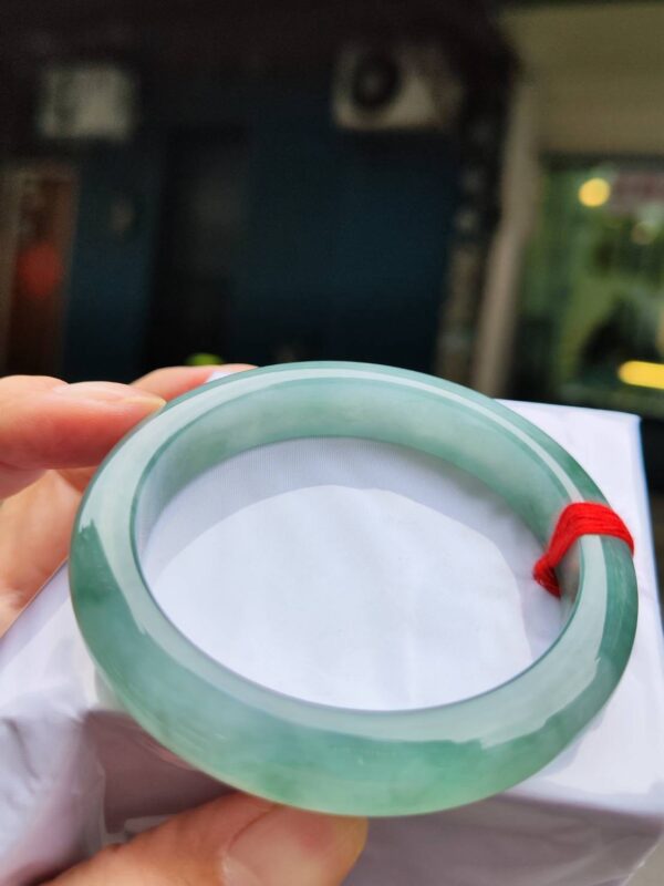 🌸  冰種正圈厚庄手鐲  天然緬甸玉A貨 🌸