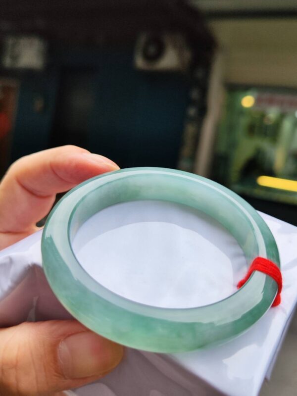 🌸  冰種正圈厚庄手鐲  天然緬甸玉A貨 🌸