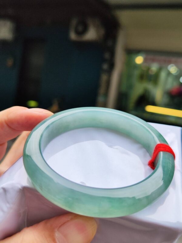 🌸  冰種正圈厚庄手鐲  天然緬甸玉A貨 🌸