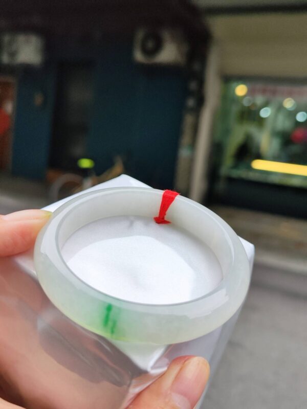 🌸  冰種飄陽綠正圈手鐲  天然緬甸玉A貨 🌸