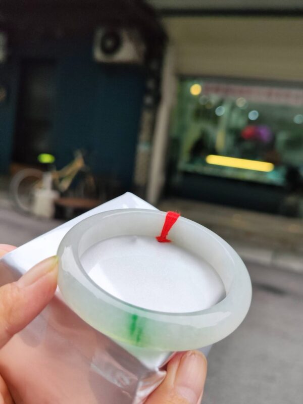 🌸  冰種飄陽綠正圈手鐲  天然緬甸玉A貨 🌸