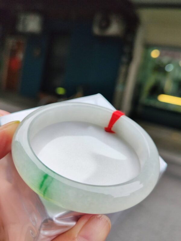 🌸  冰種飄陽綠正圈手鐲  天然緬甸玉A貨 🌸