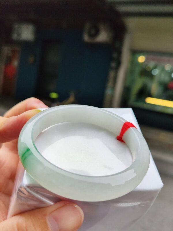 🌸  冰種飄陽綠正圈手鐲  天然緬甸玉A貨 🌸