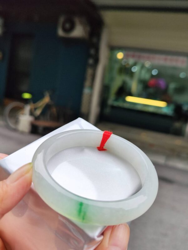 🌸  冰種飄陽綠正圈手鐲  天然緬甸玉A貨 🌸