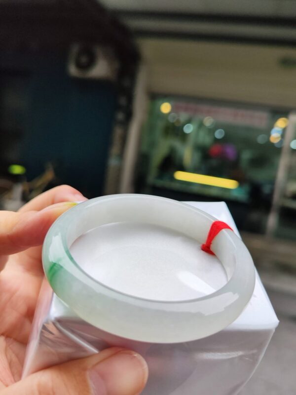 🌸  冰種飄陽綠正圈手鐲  天然緬甸玉A貨 🌸