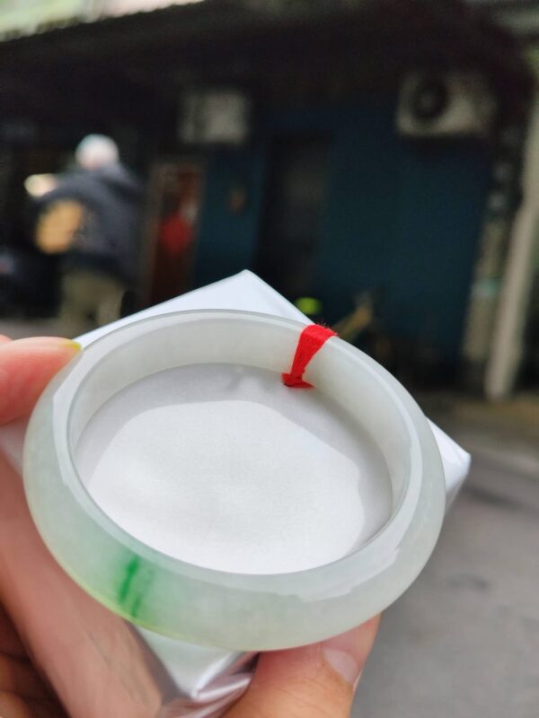 🌸  冰種飄陽綠正圈手鐲  天然緬甸玉A貨 🌸