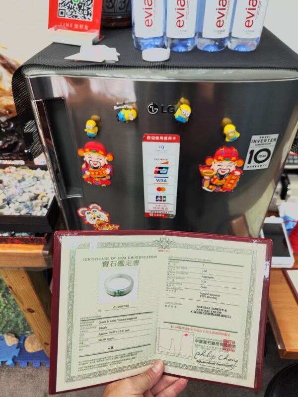 🌸  冰種飄陽綠正圈手鐲  天然緬甸玉A貨 🌸