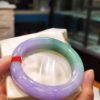 🌸濃紫羅蘭春彩正圈手鐲  天然緬甸玉A貨 🌸