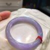 🌸滿色濃紫羅蘭正圈手鐲  天然緬甸玉A貨 🌸
