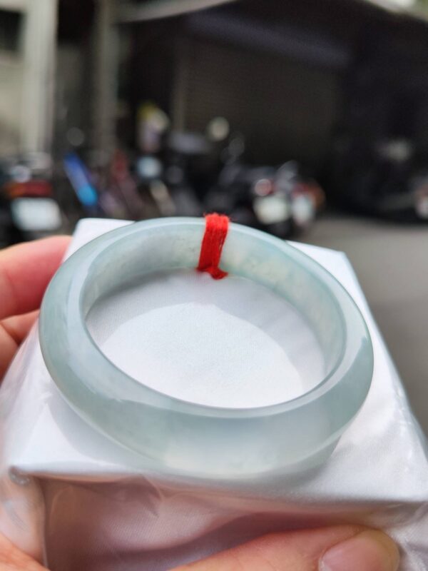 🌸  放光玻璃種正圈手鐲  天然緬甸玉A貨 🌸