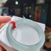 🌸  放光玻璃種正圈手鐲  天然緬甸玉A貨 🌸