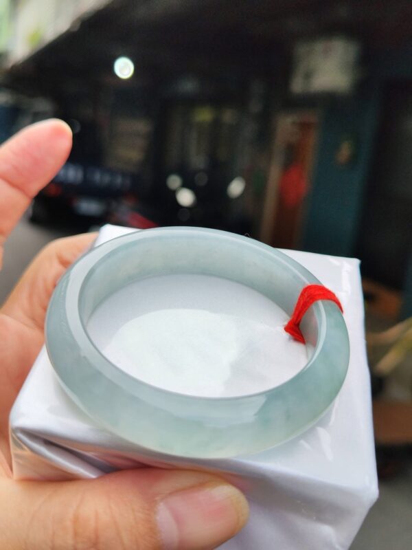 🌸  放光玻璃種正圈手鐲  天然緬甸玉A貨 🌸