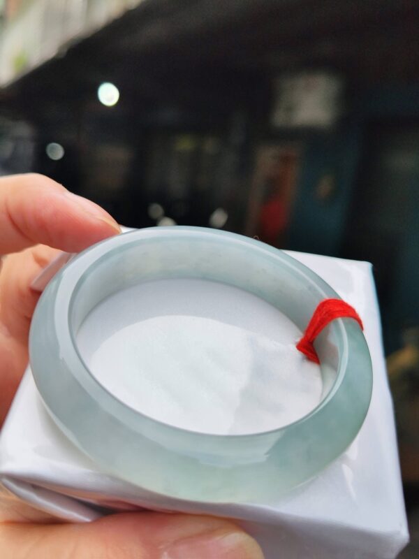 🌸  放光玻璃種正圈手鐲  天然緬甸玉A貨 🌸