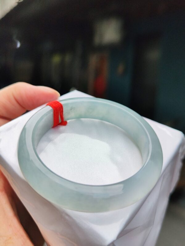 🌸  放光玻璃種正圈手鐲  天然緬甸玉A貨 🌸