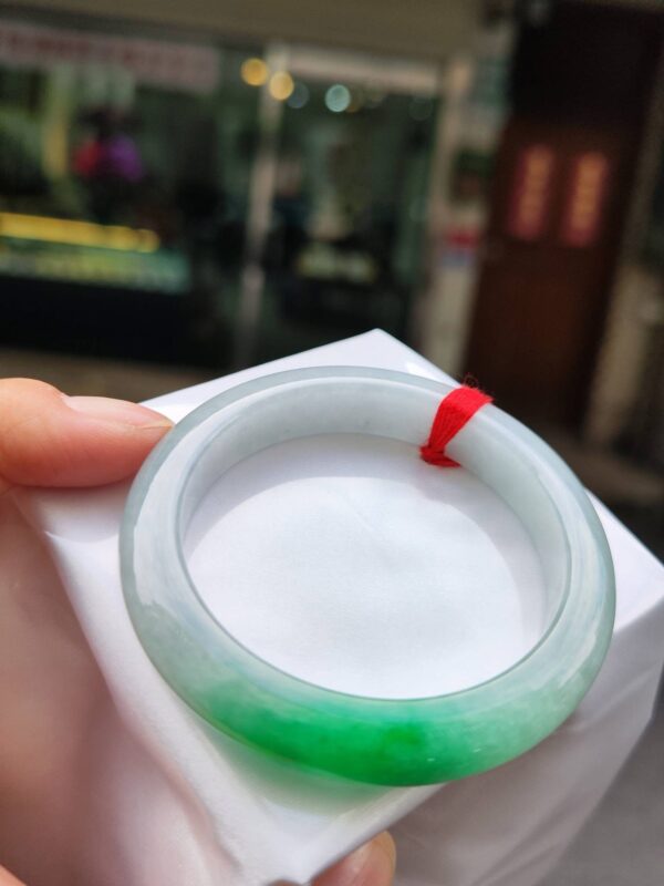 🌸  飄正陽綠正圈手鐲  天然緬甸玉A貨 🌸