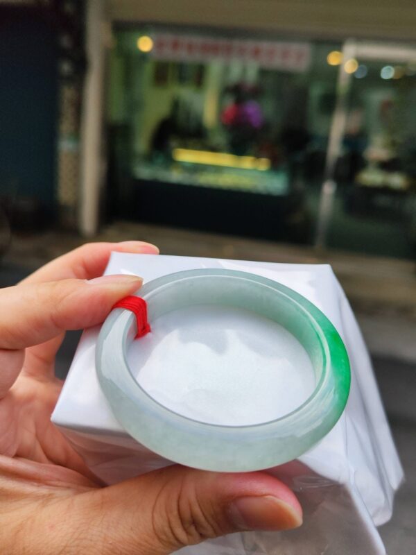 🌸  飄正陽綠正圈手鐲  天然緬甸玉A貨 🌸