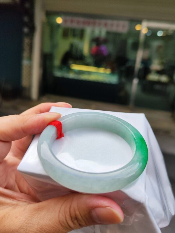 🌸  飄正陽綠正圈手鐲  天然緬甸玉A貨 🌸