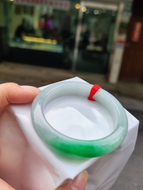 🌸  飄正陽綠正圈手鐲  天然緬甸玉A貨 🌸