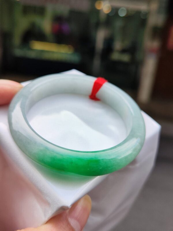 🌸  飄正陽綠正圈手鐲  天然緬甸玉A貨 🌸