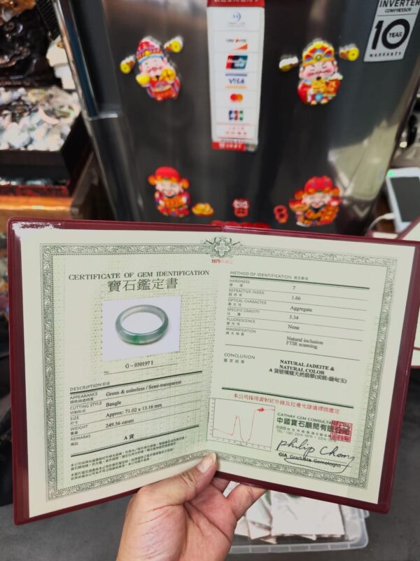 ✨ 木拿場口 頂級放光玻璃種 飄陽綠 正圈手鐲