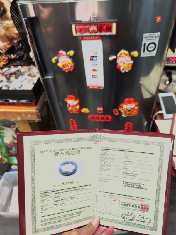 🌸 冰透濃豔紫羅蘭正圈手鐲｜天然緬甸玉A貨 🌸