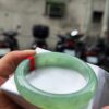 🌸  冰種滿色蘋果綠正圈骨手鐲  天然緬甸玉A貨 🌸