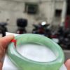 🌸  冰種滿色蘋果綠正圈骨手鐲  天然緬甸玉A貨 🌸