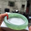 🌸  冰種滿色蘋果綠正圈骨手鐲  天然緬甸玉A貨 🌸