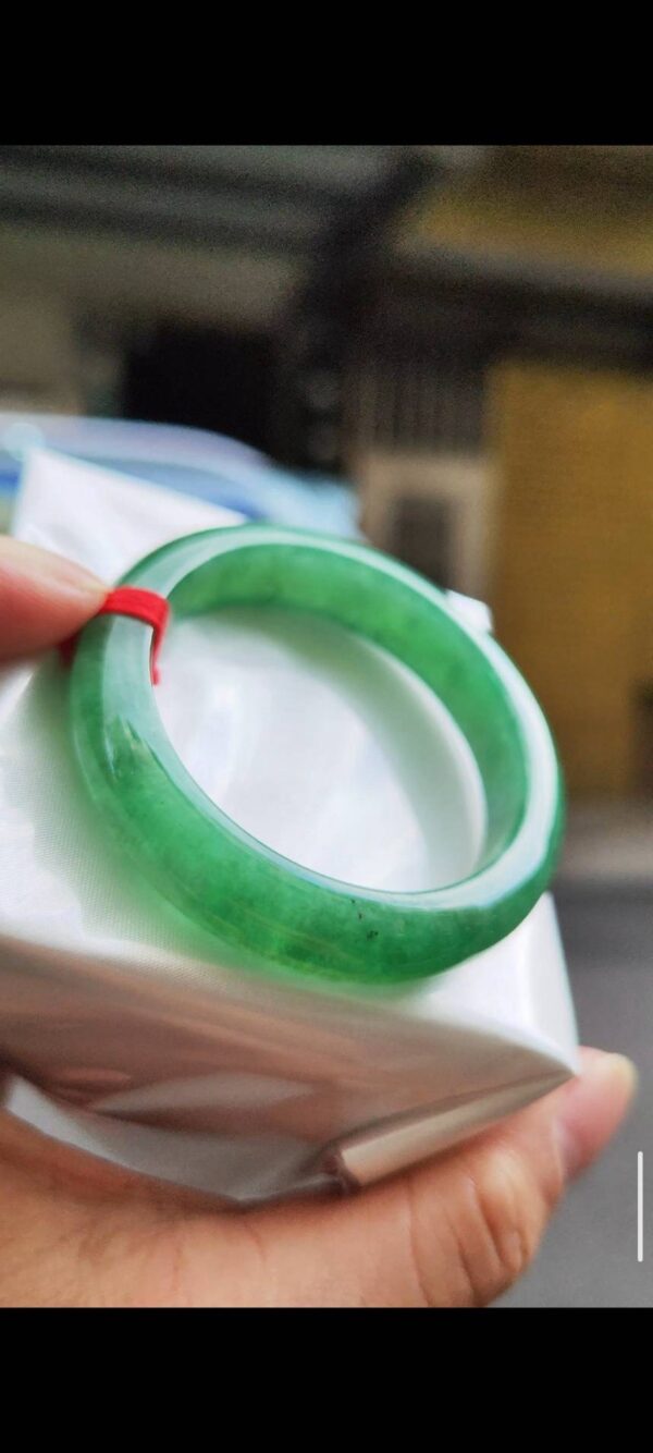 🌸  冰透滿陽綠貴妃鐲  天然緬甸玉A貨 🌸