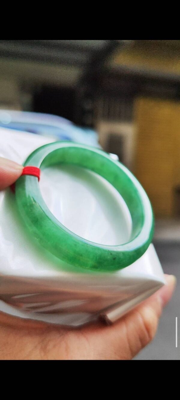 🌸  冰透滿陽綠貴妃鐲  天然緬甸玉A貨 🌸