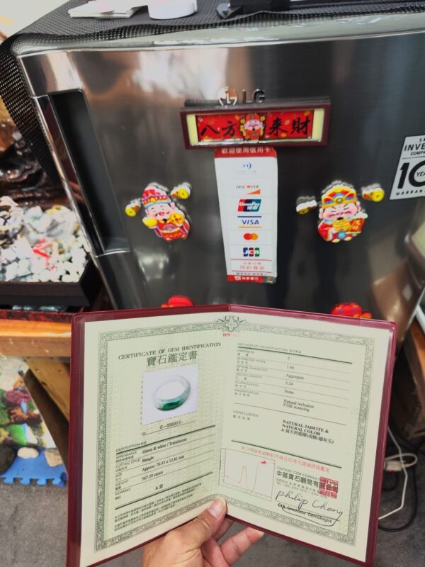 ✨  飄正陽綠 正圈厚庄手鐲 💚 天然緬甸玉A貨