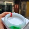 ✨  飄正陽綠 正圈厚庄手鐲 💚 天然緬甸玉A貨