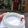 🌸  冰種飄淡綠正圈厚庄手鐲  天然緬甸玉A貨 🌸