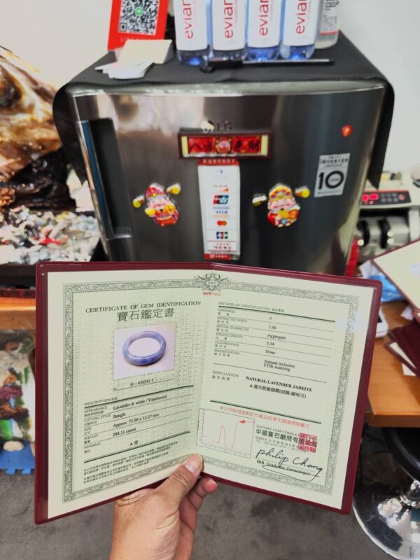 🌸 濃豔紫羅蘭正圈手鐲｜天然緬甸玉A貨 🌸