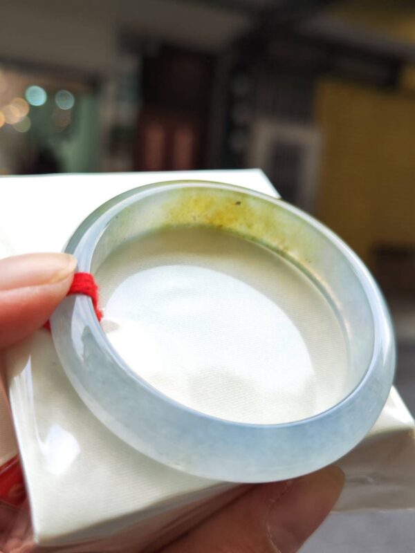 ✨  玻璃種飄蜜黃 正圈手鐲 💛天然緬甸玉A貨