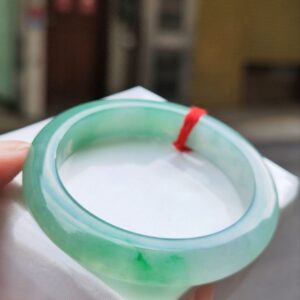 img_6443 ✨ 冰種飄陽綠 正圈厚庄手鐲 💚 天然緬甸玉A貨