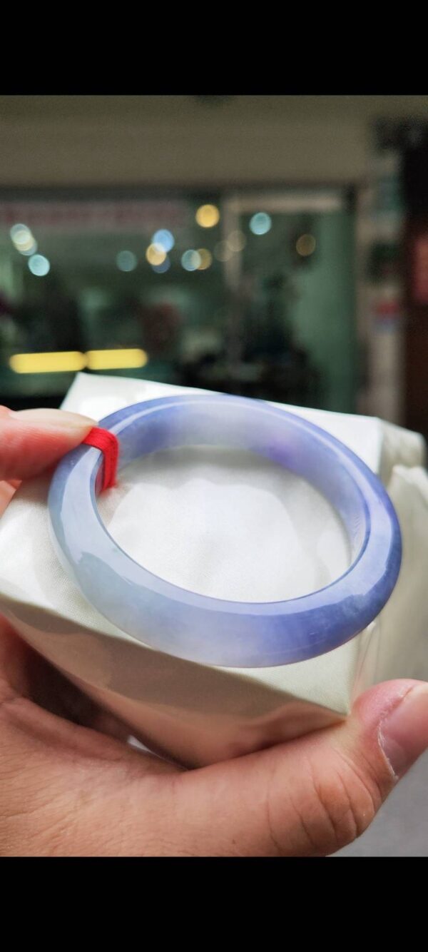 濃豔紫羅蘭正圈手鐲｜天然緬甸玉A貨 🌸